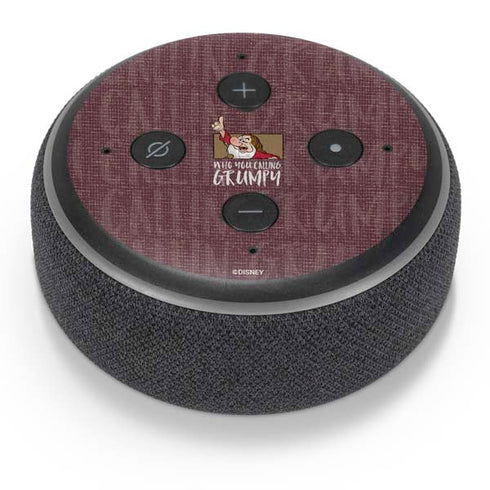 Disney Snow White Grumpy Amazon Echo Dot Skin