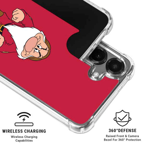 Disney Snow White Grumpy Dwarf Galaxy S26 Plus Clear Case