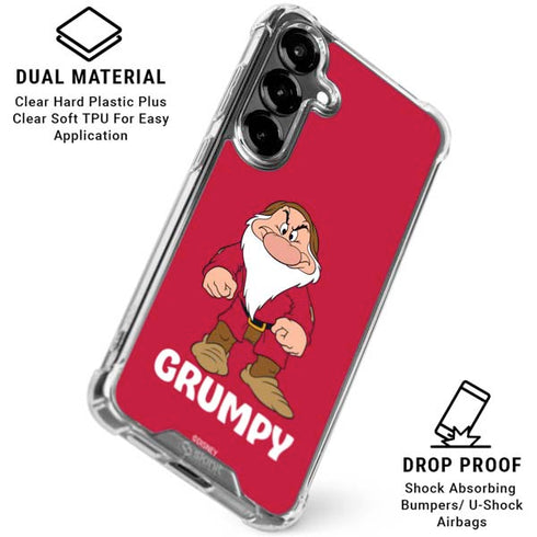 Disney Snow White Grumpy Dwarf Galaxy S26 Plus Clear Case