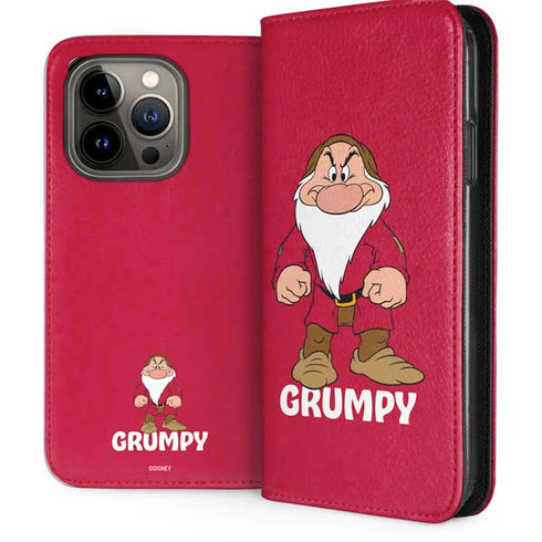 Disney Snow White Grumpy Dwarf iPhone 13 Pro Folio Case
