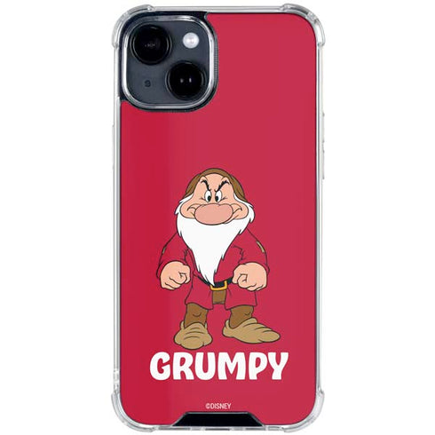 Disney Snow White Grumpy Dwarf iPhone 15 Clear Case