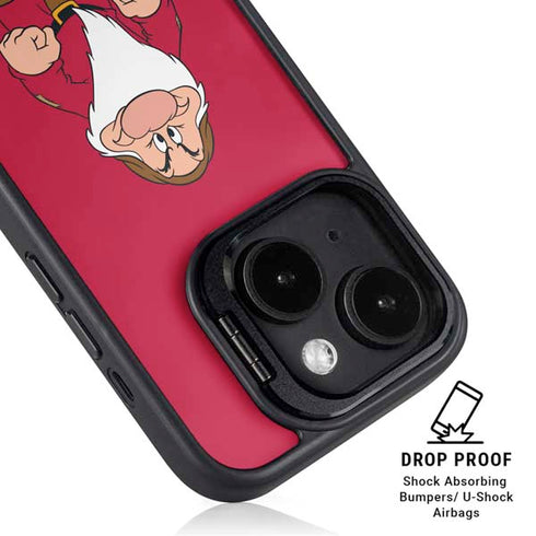 Disney Snow White Grumpy Dwarf iPhone 15 Kickstand Case