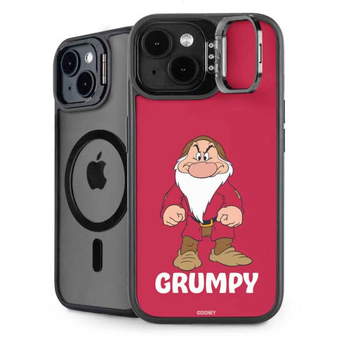 Disney Snow White Grumpy Dwarf iPhone 15 Plus Kickstand Case