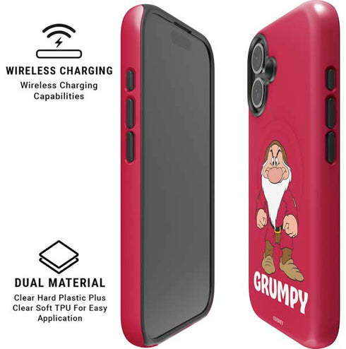 Disney Snow White Grumpy Dwarf iPhone 16 Magsafe Impact Case