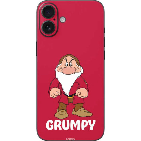 Disney Snow White Grumpy Dwarf iPhone 16 Plus Skin