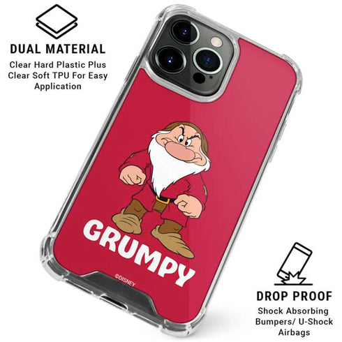 Disney Snow White Grumpy Dwarf iPhone 16 Pro Clear Case