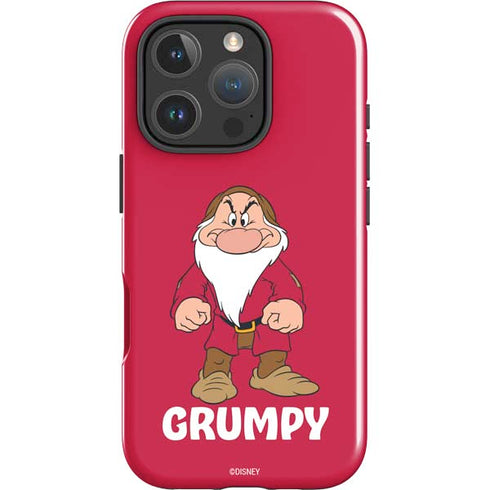 Disney Snow White Grumpy Dwarf iPhone 16 Pro Max Impact Case