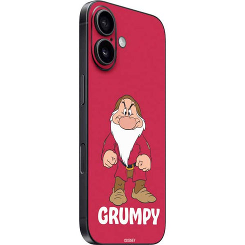 Disney Snow White Grumpy Dwarf iPhone 16 Skin