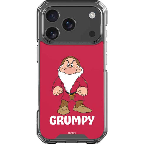 Disney Snow White Grumpy Dwarf iPhone 17 Pro Clear Case