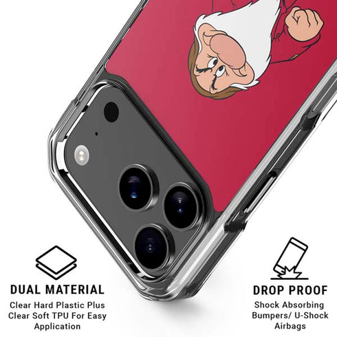 Disney Snow White Grumpy Dwarf iPhone 18 Pro Clear Case