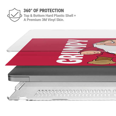 Disney Snow White Grumpy Dwarf MacBook Pro 14in (2021-24) Case plus Skin