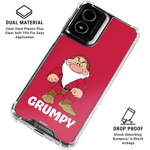 Disney Snow White Grumpy Dwarf Moto G Power 5G (2024) Clear Case