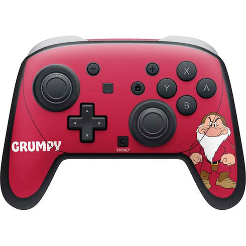 Disney Snow White Grumpy Dwarf Nintendo Switch 2 (2025) Pro Controller Skin