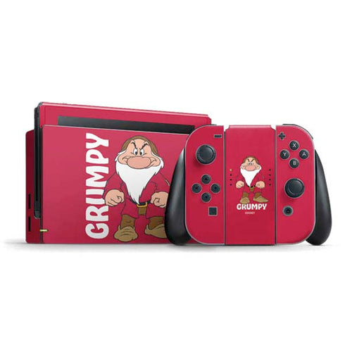 Disney Snow White Grumpy Dwarf Nintendo Skins
