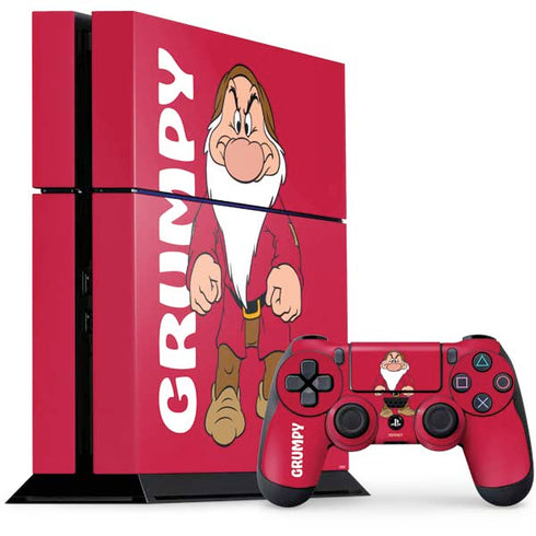 Disney Snow White Grumpy Dwarf PlayStation PS4 Skins