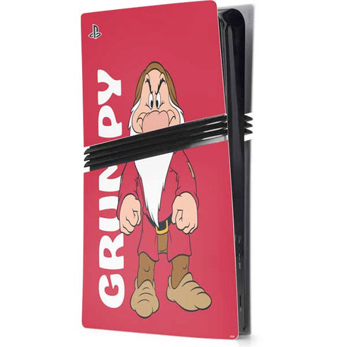 Disney Snow White Grumpy Dwarf PlayStation PS5 Skins