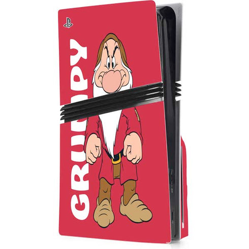 Disney Snow White Grumpy Dwarf PlayStation PS5 Skins
