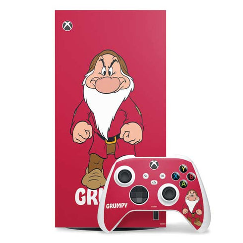 Disney Snow White Grumpy Dwarf Xbox Series X Skins