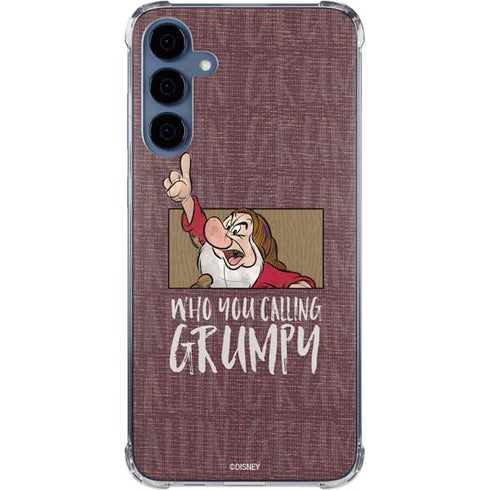 Disney Snow White Grumpy Galaxy A55 5G Clear Case