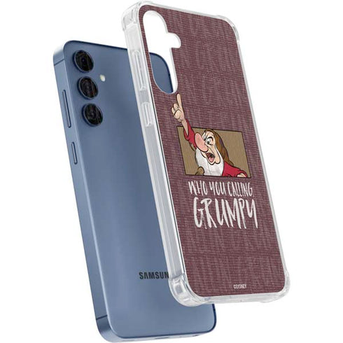 Disney Snow White Grumpy Galaxy A55 5G Clear Case