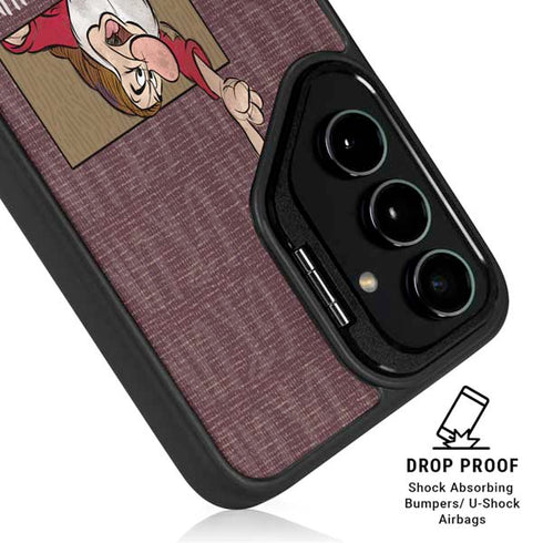 Disney Snow White Grumpy Galaxy S25 Kickstand Case