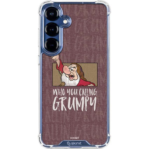 Disney Snow White Grumpy Galaxy S25 Clear Case