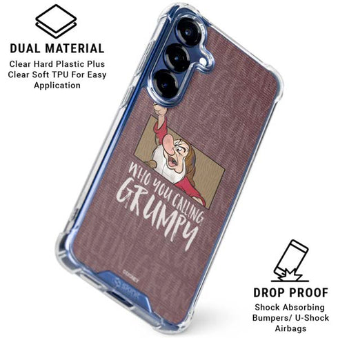 Disney Snow White Grumpy Galaxy S25 Clear Case
