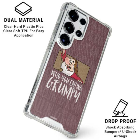 Disney Snow White Grumpy Galaxy S25 Ultra Clear Case