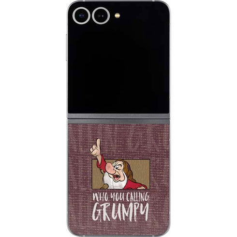 Disney Snow White Grumpy Galaxy Z Flip6 Skin