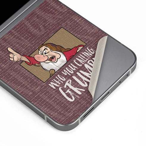 Disney Snow White Grumpy Galaxy Z Flip6 Skin