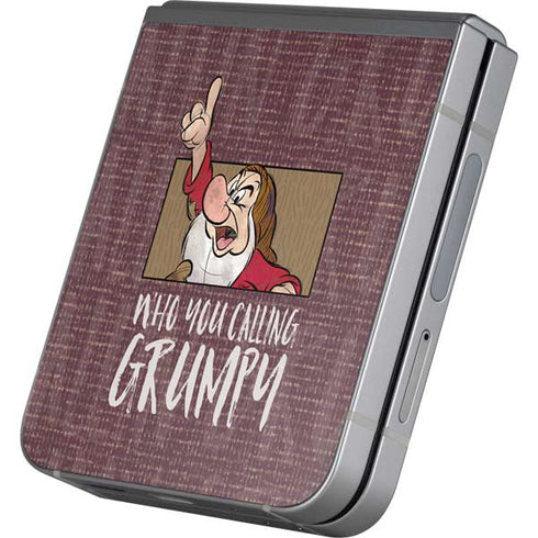 Disney Snow White Grumpy Galaxy Z Flip6 Skin