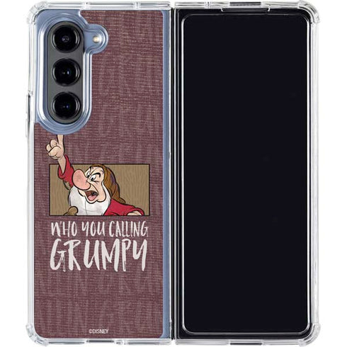 Disney Snow White Grumpy Galaxy Z Fold5 5G Clear Case