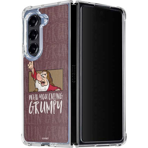 Disney Snow White Grumpy Galaxy Z Fold5 5G Clear Case