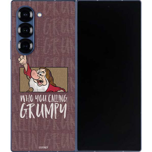 Disney Snow White Grumpy Galaxy Z Fold6 Skin
