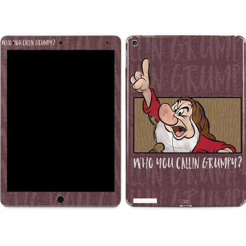 Disney Snow White Grumpy iPad Skins