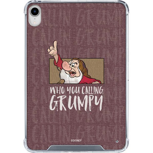 Disney Snow White Grumpy iPad 11th Gen (2025) Clear Case