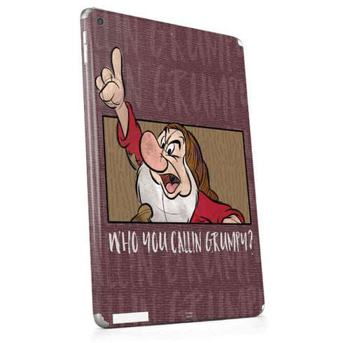 Disney Snow White Grumpy Apple iPad Skin