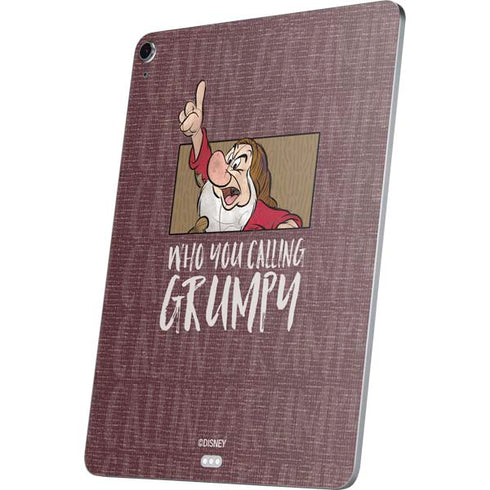 Disney Snow White Grumpy Apple iPad Air Skin