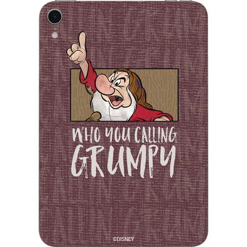 Disney Snow White Grumpy Apple iPad Mini Skin