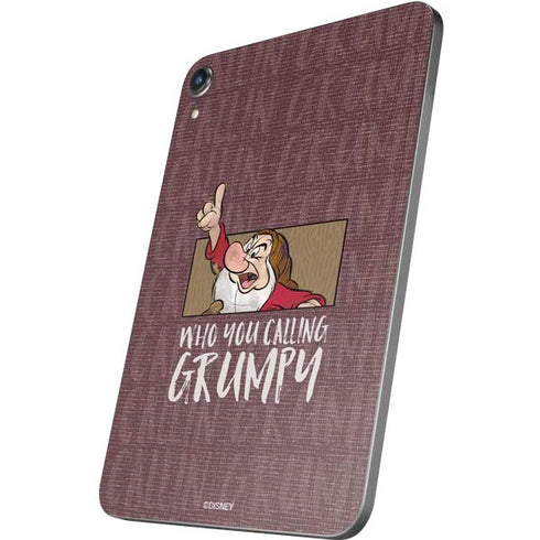 Disney Snow White Grumpy Apple iPad Mini Skin