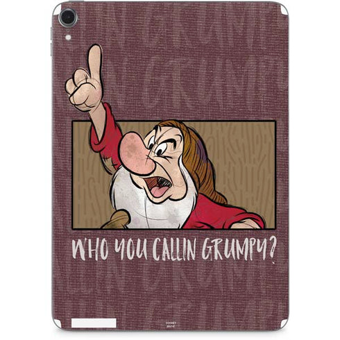 Disney Snow White Grumpy Apple iPad Pro Skin