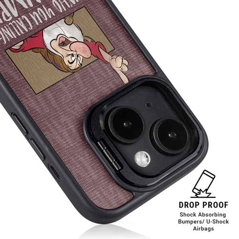 Disney Snow White Grumpy iPhone 14 Kickstand Case