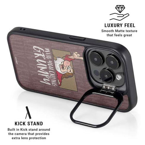 Disney Snow White Grumpy iPhone 14 Pro Max Kickstand Case
