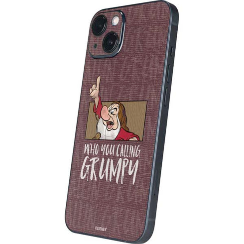 Disney Snow White Grumpy iPhone Skins