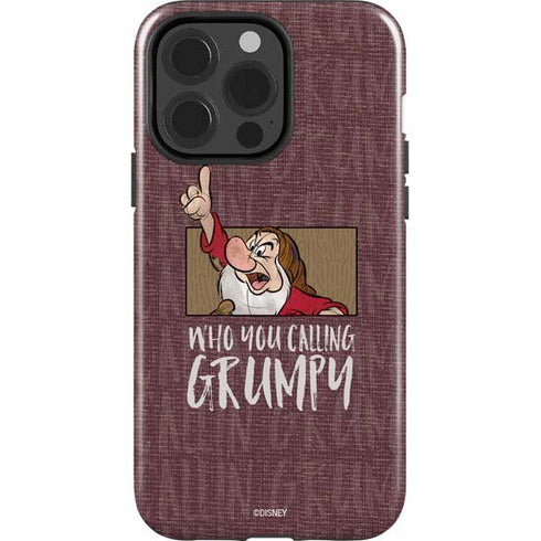 Disney Snow White Grumpy iPhone 15 Pro Impact Case
