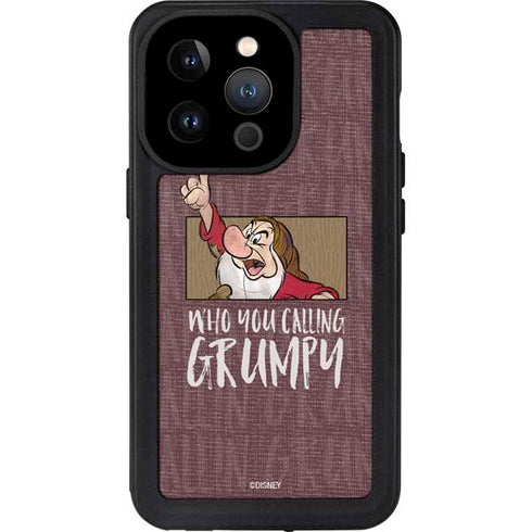 Disney Snow White Grumpy iPhone 15 Pro Waterproof Case