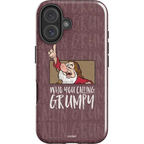 Disney Snow White Grumpy iPhone 16 Plus Impact Case