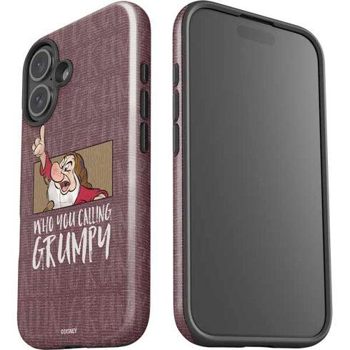 Disney Snow White Grumpy iPhone 16 Plus Impact Case