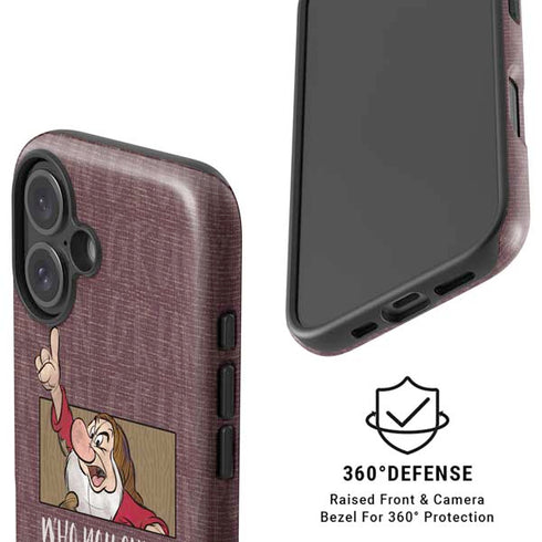 Disney Snow White Grumpy iPhone 16 Plus Magsafe Impact Case