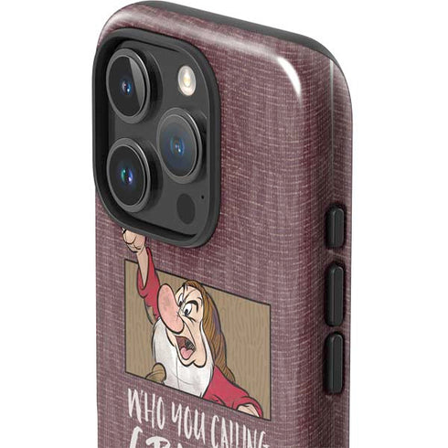 Disney Snow White Grumpy iPhone 16 Pro Impact Case